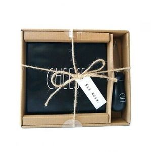 RAE DUNN | “CHEESE” 2 Piece Cheese Trivet and Knife Set